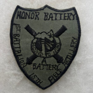 US Army 2nd Infantry Division 15th Field Artillery Pocket Patch Subdued Korean Made