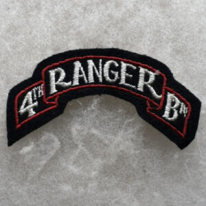 WW2 US Army 4th Ranger Battalion Scroll Felt