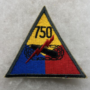 US Army 750th Armored Patch AG Border Armored Triangle