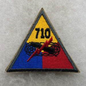 US Army 710th Armored Patch AG Border Armored Triangle