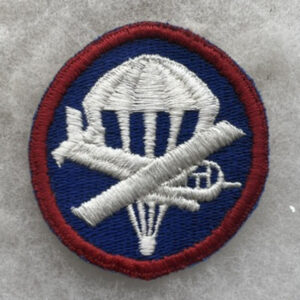 WW2 US Army Airborne Paraglider Officer Cap Patch
