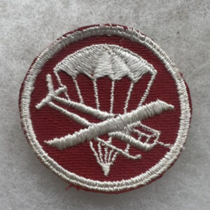 WW2 US Army Airborne Paraglider Officer Cap Patch