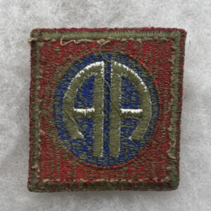 WW2 US Army 82nd Airborne Division Patch Greenback Worn