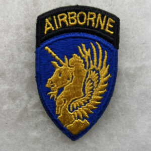 WW2 US Army 13th Airborne Division Patch Attached Tab