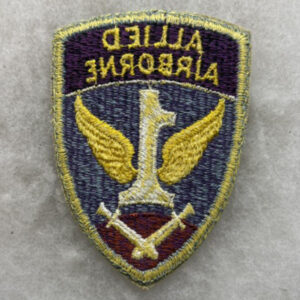 WW2 US Army 1st Allied Airborne Patch Purple Back Variation