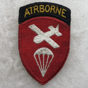 WW2 US Army Airborne Command Patch Attached Tab