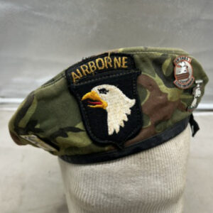 US Army 101st Airborne Division Camo Beret Vietnamese Made Size 56