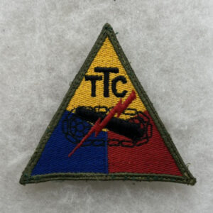 1950s US 7th Army Tank Training Center Patch German Made