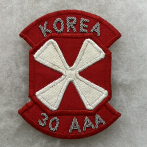 1950s US 8th Army 30th Anti Aircraft Artillery Patch Bullion Korean Made