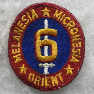 WW2 US Marine Corps 6th Marine Division Patch Worn