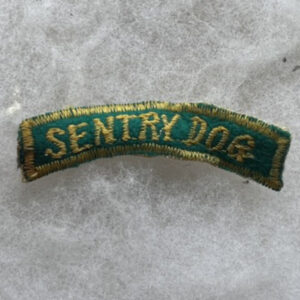 US Army Sentry Dog Tab Korean Made Felt