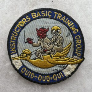 USAF Instructor Basic Training Group Patch Worn