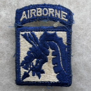 US Army 18th Airborne Corps Patch Attached Tab Worn